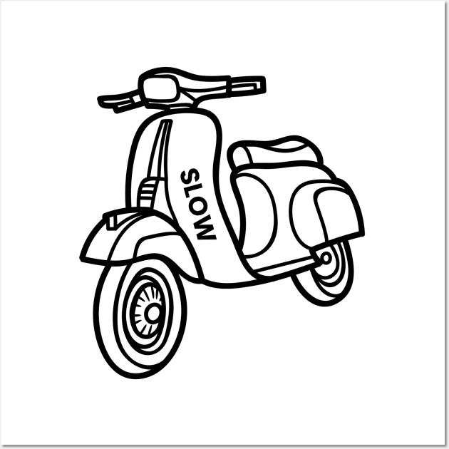 Vespa Wall Art by FanDesignsCo